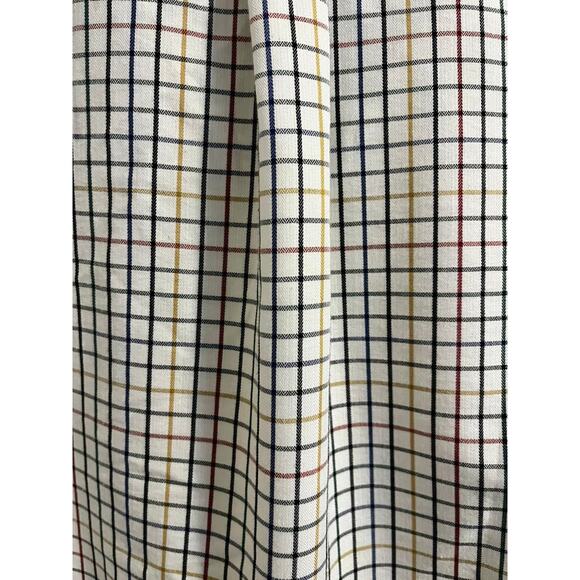 Southern Casanova Gingham Button Down in Cream Mens Large - Picture 6 of 8